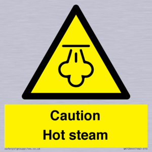 Caution Hot steam